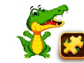 Joc Puzzle cu aligator on-line