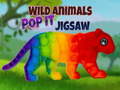 Joc Animale Sălbatice Pop It Puzzle on-line