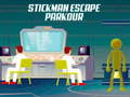 Joc Evacuarea Stickman: Parkour on-line