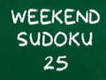 Joc Sudoku de Weekend 25 on-line