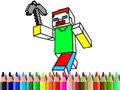 Joc Înapoi la școală: Colorare Minecraft on-line