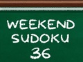 Joc Sudoku de Weekend 36 on-line