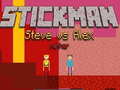 Joc Stickman Steve vs Alex Nether on-line