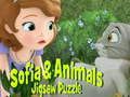 Joc Sofia și Animalele Puzzle on-line