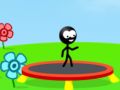 Joc Stickman pe Trampolină on-line