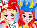 Joc Лучшие друзья: Чемпионат мира по раскраске лиц on-line