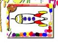 Joc Carte de Colorat Rachete on-line