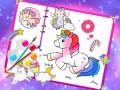 Joc Cartea de colorat cu unicorni drăguți și fabuloși on-line