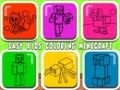 Joc Colorare ușoară pentru copii Minecraft on-line