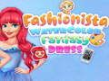 Joc Fashionista: Rochie Fantezie Acuarelă on-line