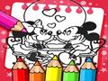 Joc Carte de Colorat cu Mickey Mouse on-line