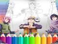 Joc Carte de colorat Naruto Shippuden on-line