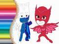 Joc Caiet de colorat PJ Masks on-line