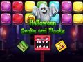 Joc Șarpe și Blocuri de Halloween on-line