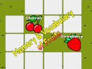 Joc Memorie și vocabular de fructe on-line