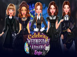 Joc Celebritate Miercuri Stilul Addams on-line