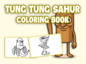 Joc Cartea de colorat Tung Tung Sahur on-line