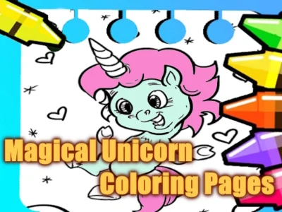 Joc Planse de colorat cu unicorn magic on-line