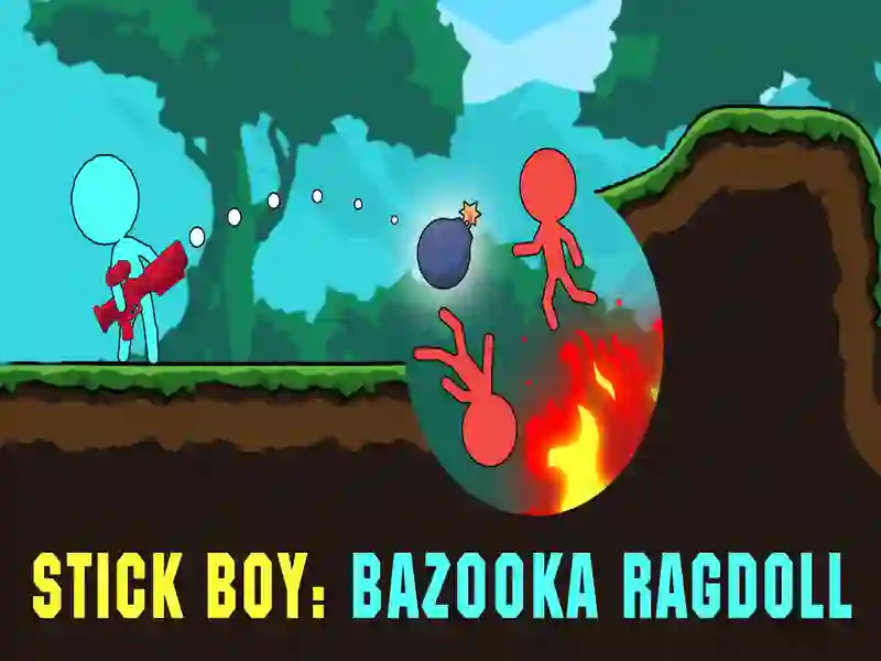 Joc Băiat băiat: Bazooka Ragdoll on-line