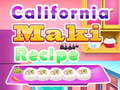 Joc Rețetă de Maki Californian on-line
