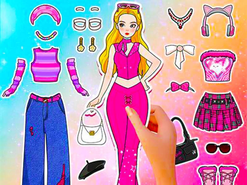 Joc Jurnalul de păpuși de hârtie: îmbrăcați DIY on-line