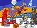 Joc Găsește 5 Diferențe Halloween on-line