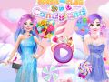 Joc Barbie și Elsa înȚara Dulciurilor on-line
