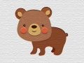 Joc Puzzle cu Ursul Cartoon on-line