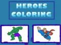 Joc Colorare Eroi on-line