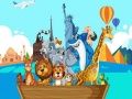 Joc Prietenii Nebuni Călătoresc în Lume: Puzzle on-line