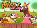 Joc Puzzle simplu pentru copii on-line