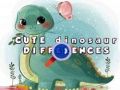 Joc Diferențe cu Dinozauri Cute on-line