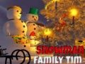 Joc Timp de Familie cu Omuleți de Zăpadă on-line