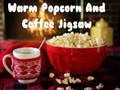 Joc Puzzle cu Popcorn și Cafea Caldă on-line