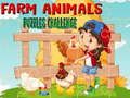 Joc Provocarea Puzzle-urilor cu Animale de Fermă on-line