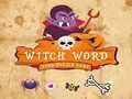 Joc Joc de Puzzle cu Cuvinte de Vrăjitoare pentru Halloween on-line