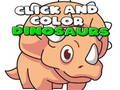 Joc Fă clic și Colorează Dinozaurii on-line Joc Fă clic și Colorează Dinozaurii on-line