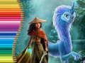 Joc Cartea de colorat pentru Raya și Ultimul Dragon on-line