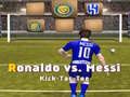 Joc Messi vs Ronaldo Kick Tac Toe on-line