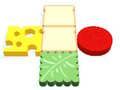 Joc Puzzle cu Pliaje de Burger on-line Joc Puzzle cu Pliaje de Burger on-line