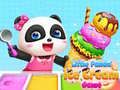 Joc Micul Panda: Joc cu Înghețată on-line Joc Micul Panda: Joc cu Înghețată on-line