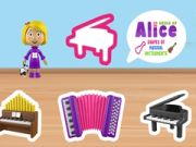 Joc Lumea formelor instrumentelor muzicale ale lui Alice on-line