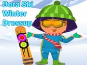 Joc Dora Ski: Îmbrăcăminte de Iarnă on-line