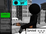 Joc Shootter cu pistol Stickman 3D on-line