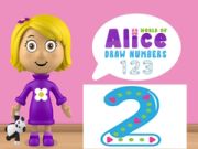 Joc Lumea lui Alice: Desenează Numere on-line