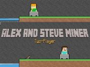 Joc Alex și Steve: Miner pentru Doi Jucători on-line