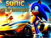 Joc Sonic Aleargă pentru Lamborghini on-line