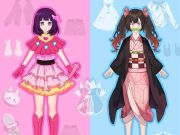 Joc DOLL ANIME- Fată cosplay DIY on-line
