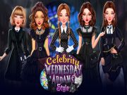 Joc Celebritate Miercuri Stilul Addams on-line