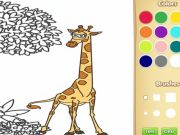 Joc Carte de colorat pentru animale din junglă pentru copii on-line